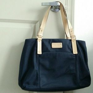Kate Spade Nylon Navy Tote